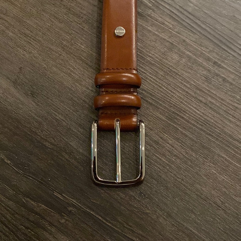 Genuine leather belt